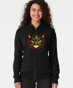 9 lives Zipped Hoodie