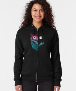 Night Owl Zipped Hoodie